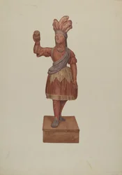 Cigar Store Indian, c. 1939.