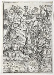 Der Schatzbehalter: Moses Found by Faraohs Daughter reto, 1491.