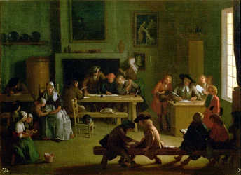 Interior de uma sala de aula