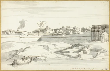 Paisagem ao longo de um rio
