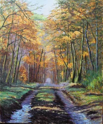 Luz outonal (pintura a óleo)