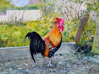 Le Coq Lico, 2003 (óleo sobre tábua)