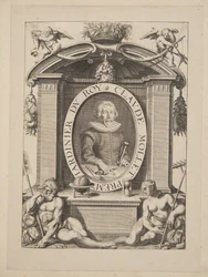 Claude Mollet, premier Jardinier du Roy, do Theatre des Plans et Jardinages, pub.1652 (gravura)