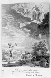 Clytie transformado em girassol, 1655