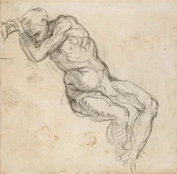 Um homem nu a dormir, c. 1490-1560
