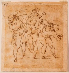 Estudo de figura para uma "Transfiguração", século XVI (desenho)