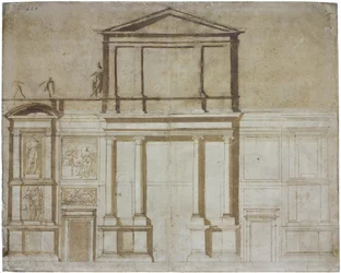 Projeto para a fachada de San Lorenzo em Florença, 1516
