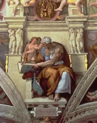 Tecto da Capela Sistina: Sibila Cumaína