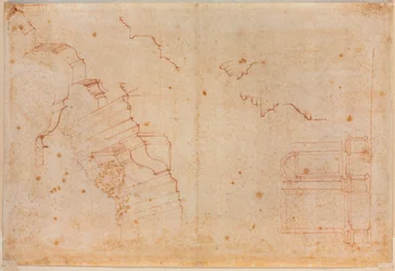 Estudos de monumentos romanos, século XVI (desenho)