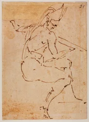 Estudo para uma figura sentada