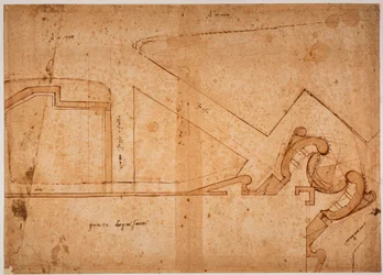 Estudo da fortificação da Porta do Prado de Todos os Santos