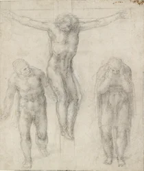 A crucificação, século 16