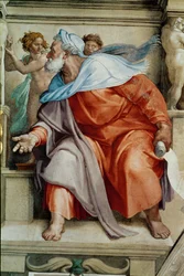 A Capela Sistina; frescos do teto após o restauro (fresco)