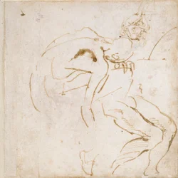 Dois estudos de figuras parciais, c1490-1560