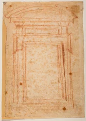 Esboço de janela para a nova sacristia