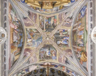Abóbada da Chancelaria com Cenas da vida da Virgem Maria (fresco)