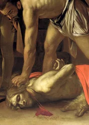 A decapitação de São João Batista, 1608 óleo sobre tela detalhe de 127654