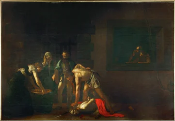 A decapitação de São João Batista (óleo sobre tela)