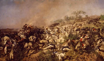 A Batalha de Dogali, de Michele Cammarano