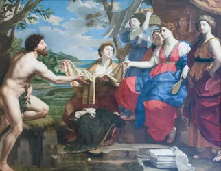 Ulisses e Nausicaa, depois de 1654, Michele Desubleo (óleo sobre tela)
