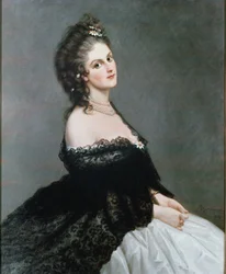Retrato de Virgínia Oldoini Verasis (óleo sobre tela)