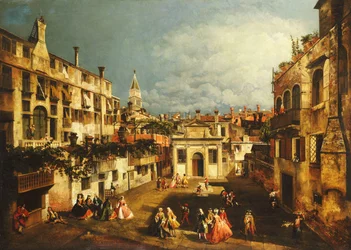 O Campo San Gallo, Veneza, c.1740s