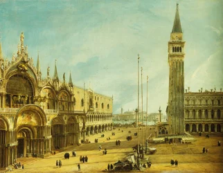 A Piazza San Marco, Veneza,