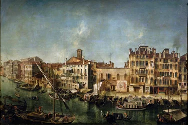 Vista do Grande Canal do Fondamenta Del Vin, 1736-1737.