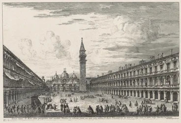 Vistas de Veneza: Piazza SAN. Marco