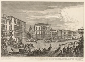 Vistas de Veneza: A Regata, 1741.