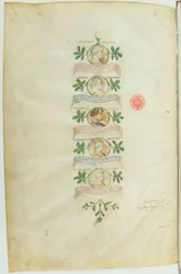 Genealogia dos Visconti (BNF, ms lat. 5888) btv1b10020318d, f36