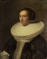 Retrato de uma senhora com um Ruff, 1638.