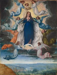 A Assunção da Virgem, c.1500 (óleo sobre painel)