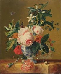 Um vaso de flores, 1729