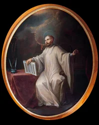 Representação de São Bernardo de Clairvaux (1090-1153)
