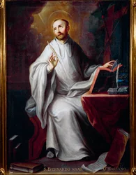 Representação de São Bernardo de Claraval (1090-1153)