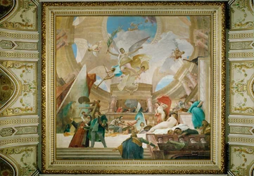 Fresco do teto do Museu Kunsthistorisches de Viena, Apoteose do Renascimento (fresco)