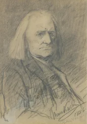 Retrato de Franz Liszt 1811-1886, 1886