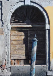 Vista da gôndola (óleo sobre painel)