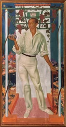Retrato do artista mexicano Roberto Montenegro Nervo (1887-1968)