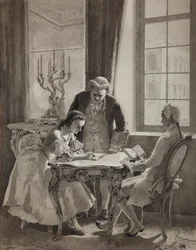 Aula de língua russa da imperatriz Catarina II, 1894