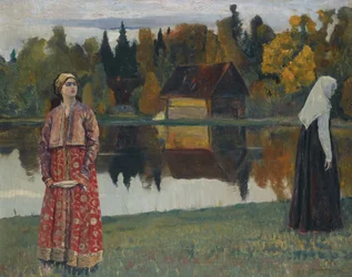 À beira do lago, 1924