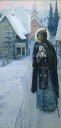 São Sérgio trabalha Tríptico, parte direita, 1896