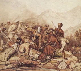 A batalha do rio Valerik em 11 de julho de 1840, 1840