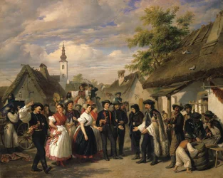 A chegada da noiva