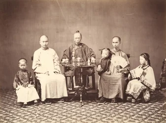 Mandarim com Família, 1860-1863.