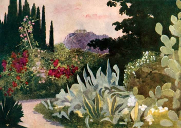 A Acrópole, do Palácio Real, Atenas