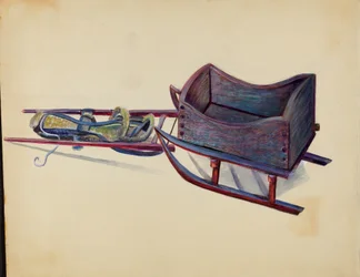 Trenó de brinquedo, c. 1936.