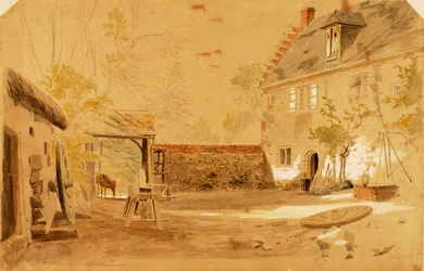 Antiga Abadia de St. Valery, França, 1862.