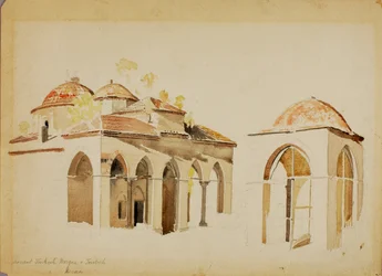 Antiga mesquita turca em Tourbek
